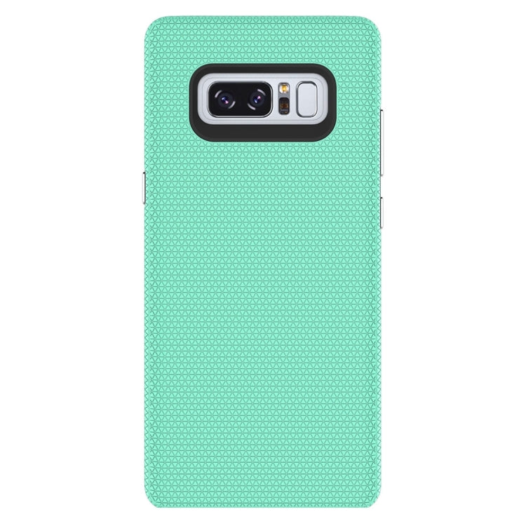 For Galaxy Note 8 PC + TPU Chrome Plated Press Button Anti-slip Protective Back Cover Case