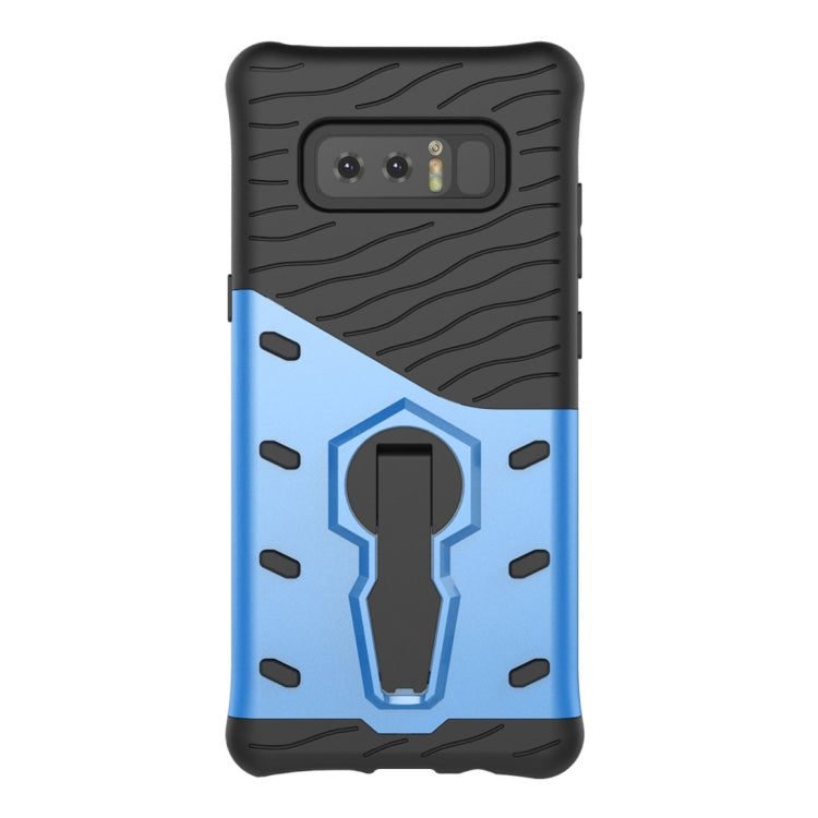 For Galaxy Note 8 PC + TPU Dropproof Sniper Hybrid Protective Back Cover Case with 360 Degree Rotation Holder
