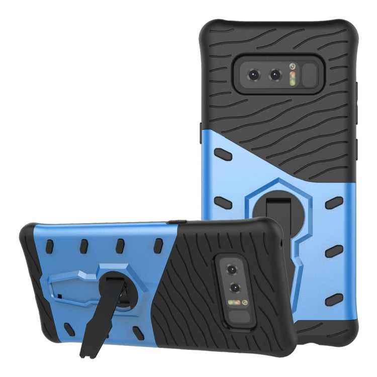 For Galaxy Note 8 PC + TPU Dropproof Sniper Hybrid Protective Back Cover Case with 360 Degree Rotation Holder