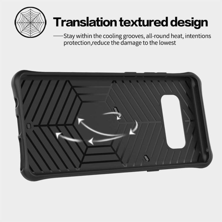 For Galaxy Note 8 PC + TPU Dropproof Sniper Hybrid Protective Back Cover Case with 360 Degree Rotation Holder