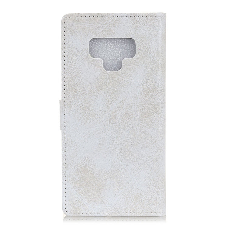 Retro Crazy Horse Texture Horizontal Flip Leather Case for Galaxy Note 9, with Holder & Card Slots & Photo Frame