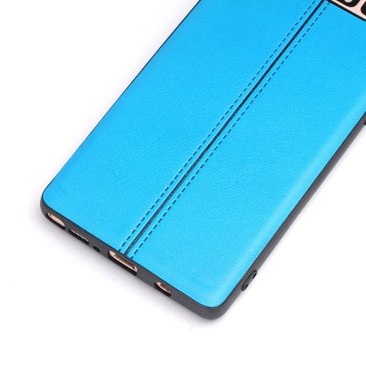 For Galaxy Note 8 Plain Weave Texture Leather Surface Protective Back Cover Case