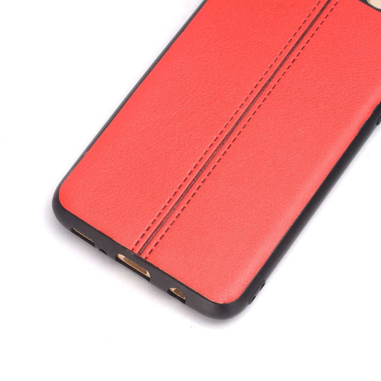 For Galaxy S8 + / G955 Plain Weave Texture Leather Surface Protective Back Cover Case