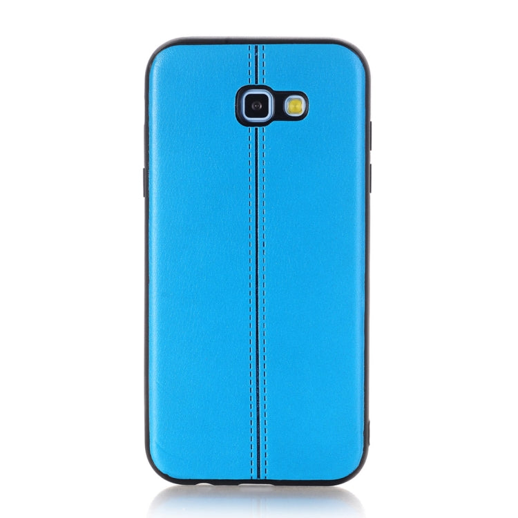 For Galaxy A3 (2017) Plain Weave Texture Leather Surface Protective Back Cover Case
