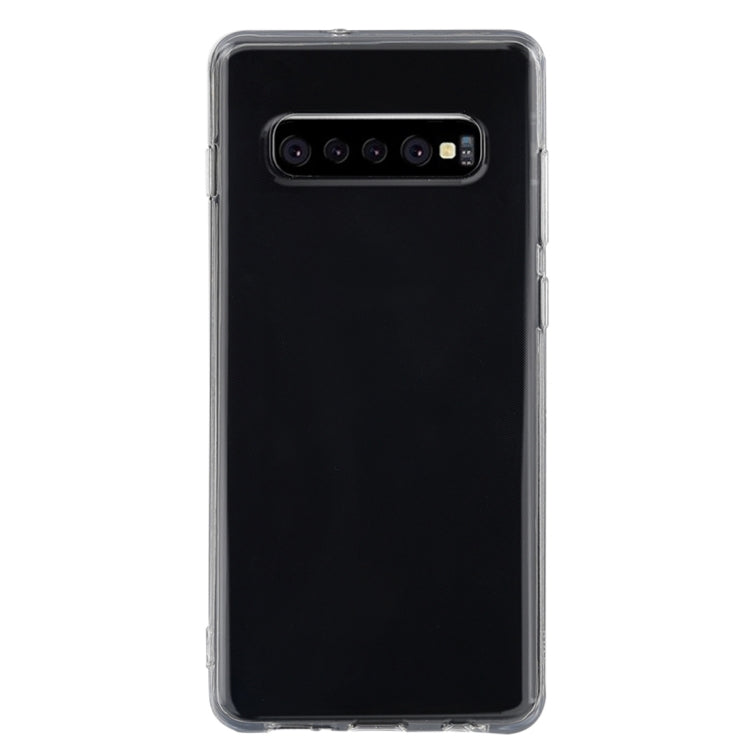 50 PCS 0.75mm Ultrathin Transparent TPU Soft Protective Case for Samsung Galaxy S10 Plus