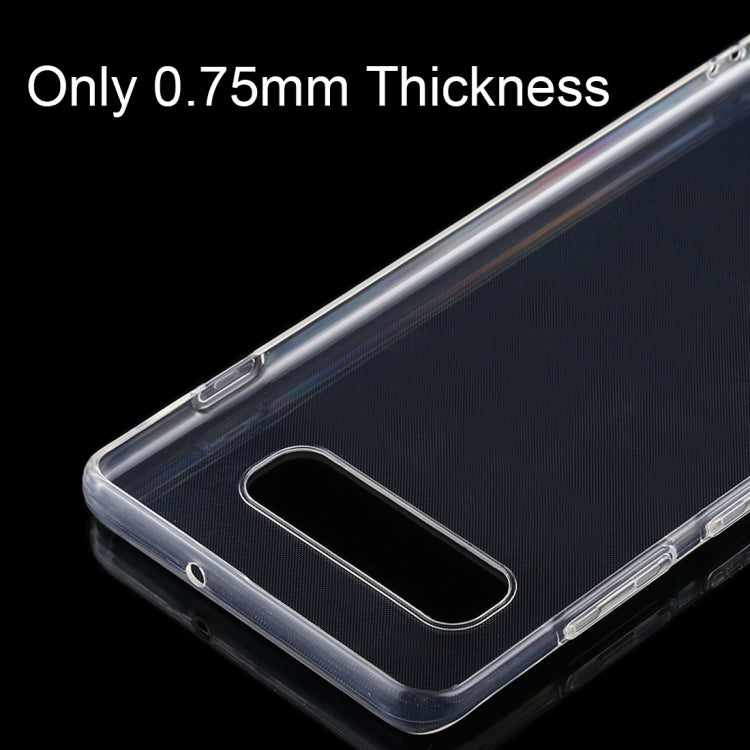 50 PCS 0.75mm Ultrathin Transparent TPU Soft Protective Case for Samsung Galaxy S10 Plus
