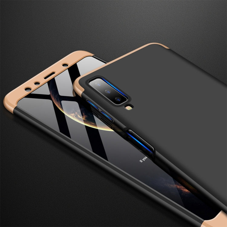 GKK Three Stage Splicing Full Coverage PC Case for Samsung Galaxy A7 (2018)