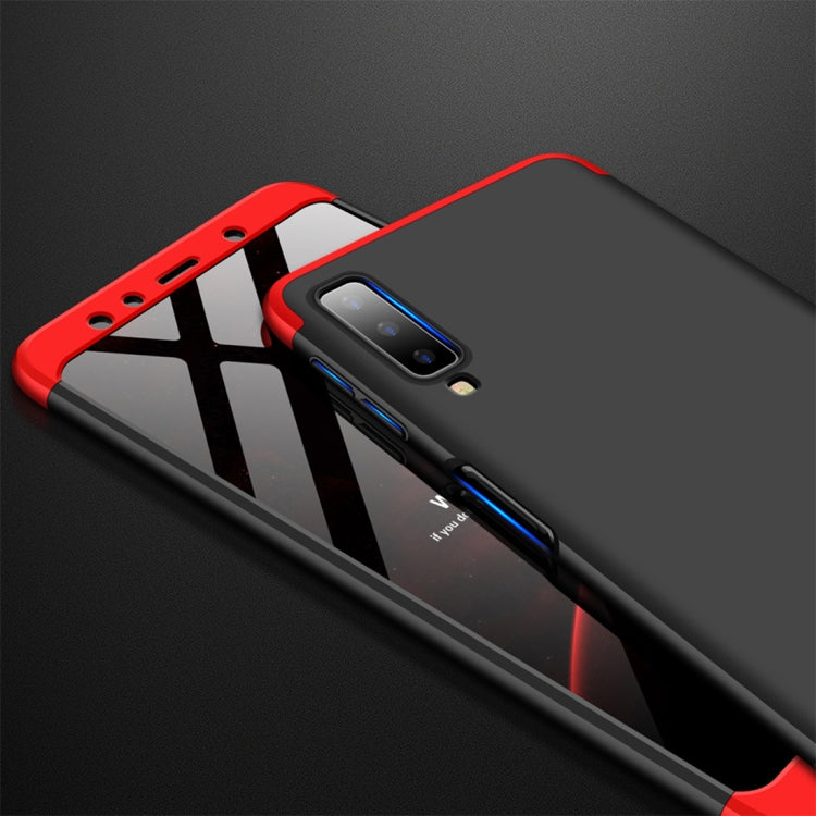 GKK Three Stage Splicing Full Coverage PC Case for Samsung Galaxy A7 (2018)