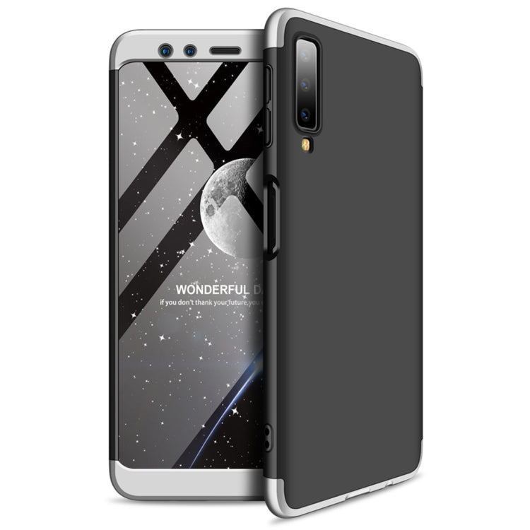 GKK Three Stage Splicing Full Coverage PC Case for Samsung Galaxy A7 (2018)