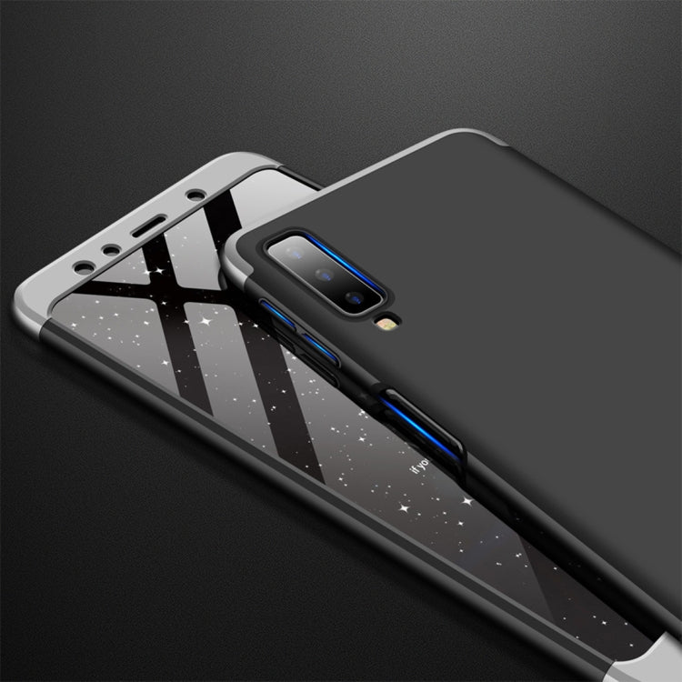 GKK Three Stage Splicing Full Coverage PC Case for Samsung Galaxy A7 (2018)
