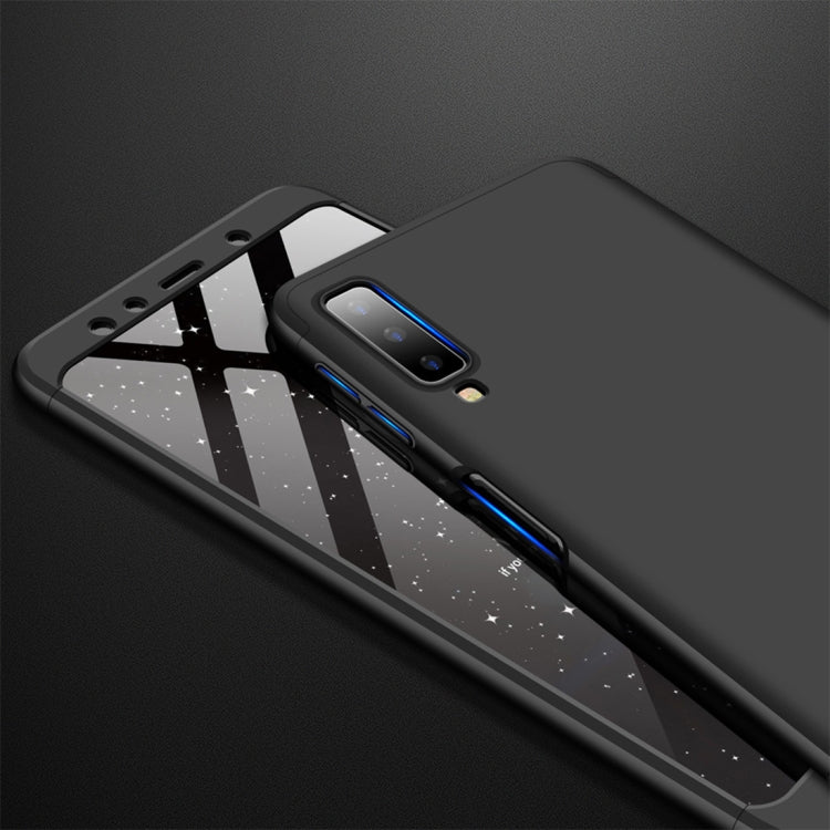 GKK Three Stage Splicing Full Coverage PC Case for Samsung Galaxy A7 (2018)