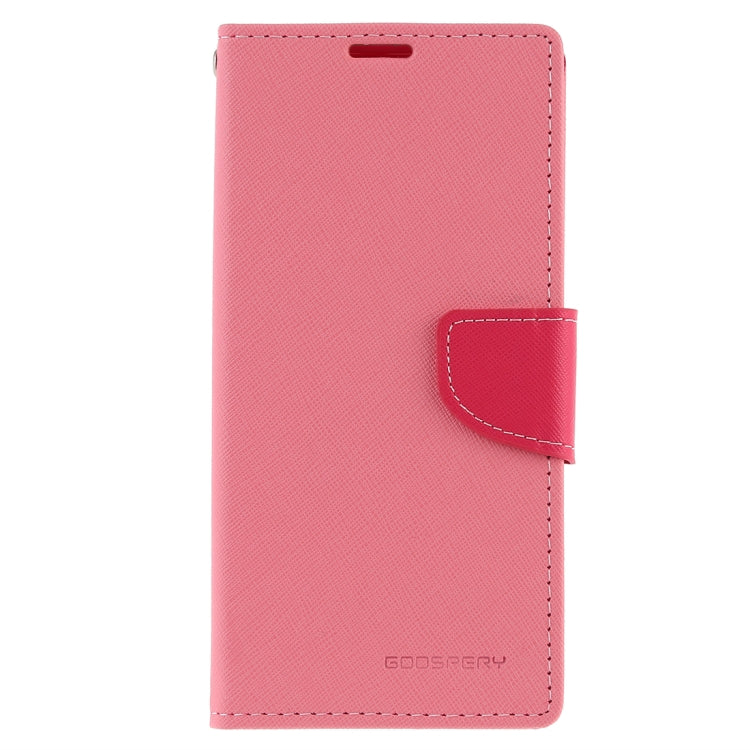 GOOSPERY FANCY DIARY Horizontal Flip PU Leather Case for Galaxy M20, with Holder & Card Slots & Wallet