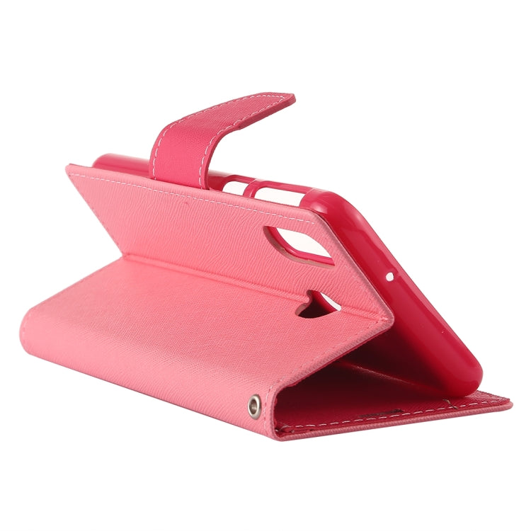 GOOSPERY FANCY DIARY Horizontal Flip PU Leather Case for Galaxy M20, with Holder & Card Slots & Wallet