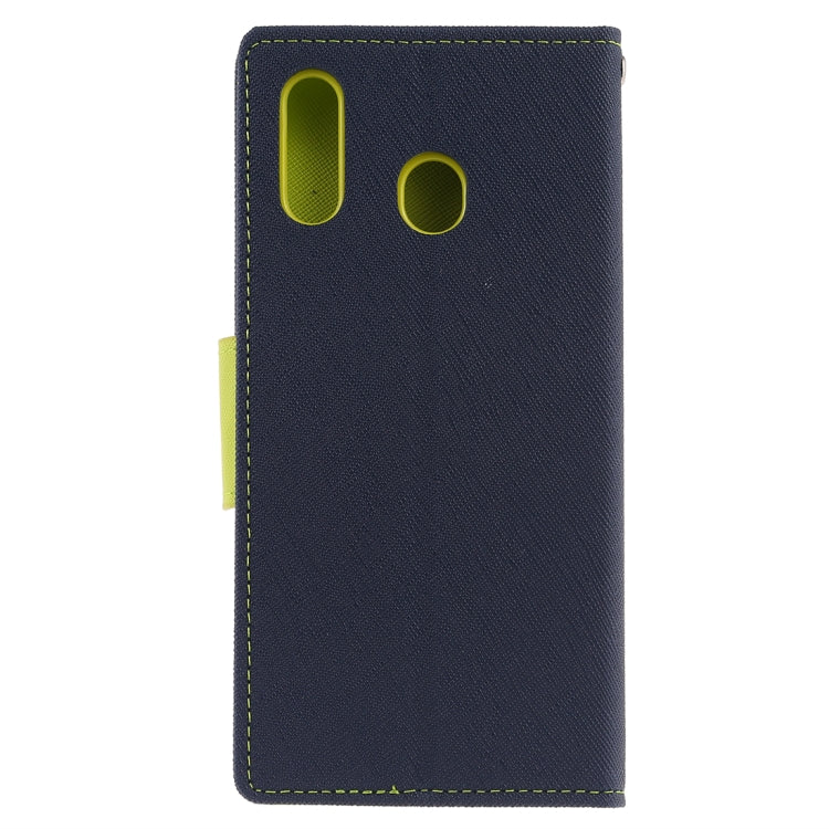 GOOSPERY FANCY DIARY Horizontal Flip PU Leather Case for Galaxy M20, with Holder & Card Slots & Wallet
