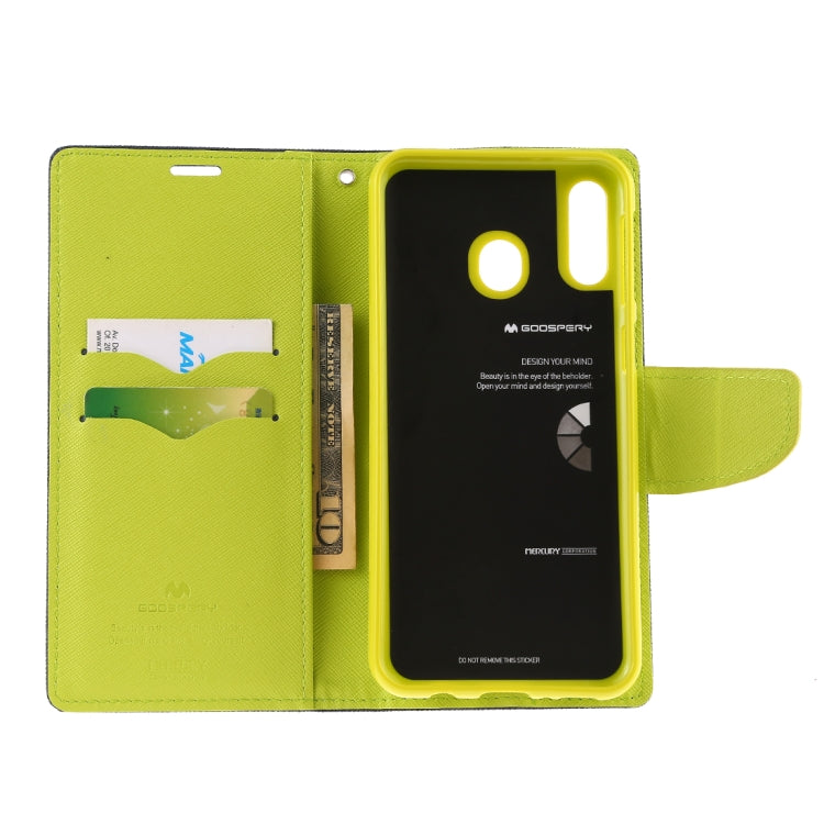 GOOSPERY FANCY DIARY Horizontal Flip PU Leather Case for Galaxy M20, with Holder & Card Slots & Wallet