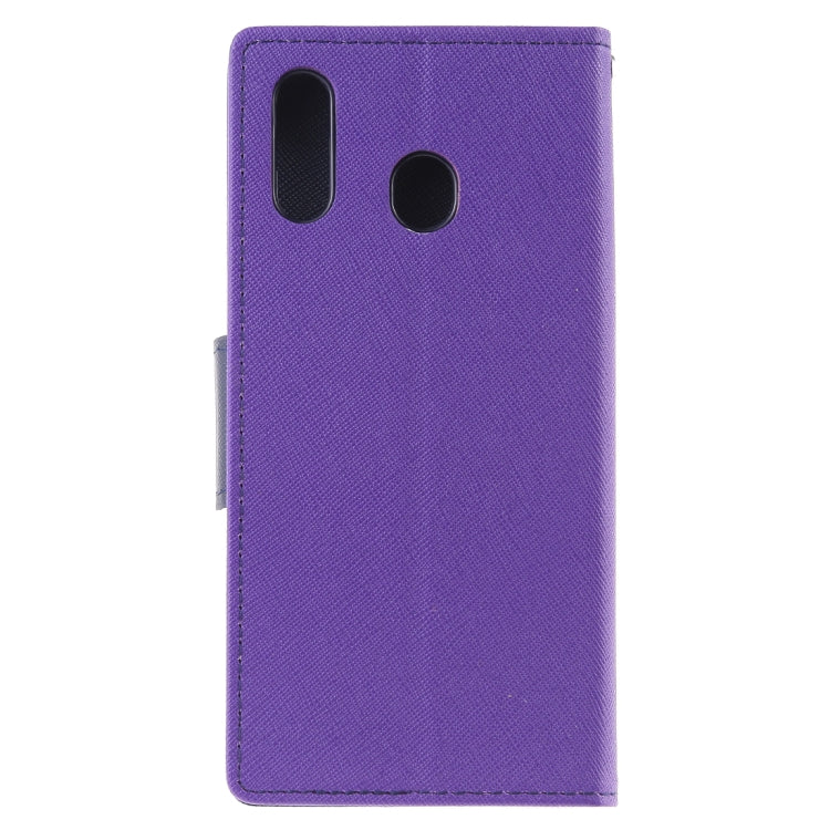 GOOSPERY FANCY DIARY Horizontal Flip PU Leather Case for Galaxy M20, with Holder & Card Slots & Wallet