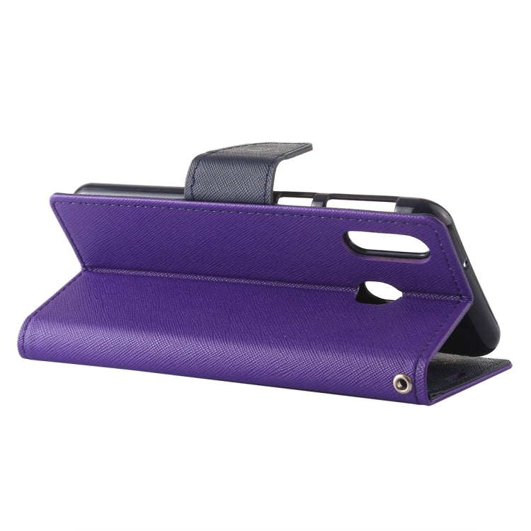GOOSPERY FANCY DIARY Horizontal Flip PU Leather Case for Galaxy M20, with Holder & Card Slots & Wallet