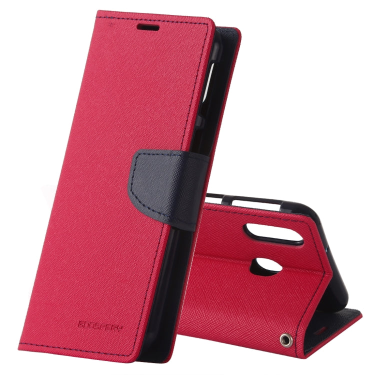 GOOSPERY FANCY DIARY Horizontal Flip PU Leather Case for Galaxy M20, with Holder & Card Slots & Wallet