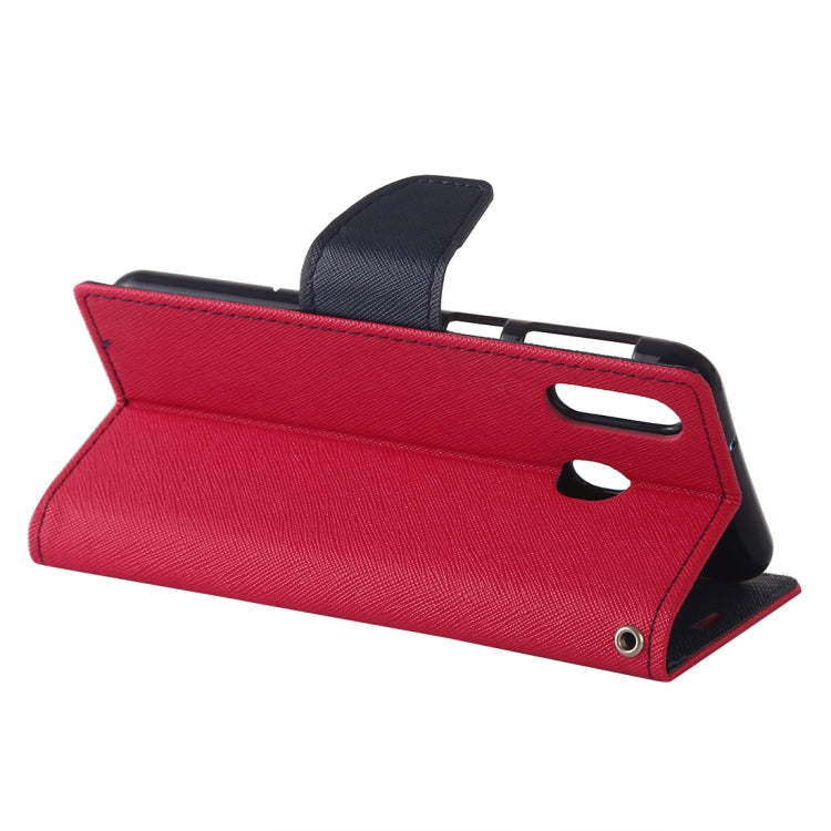 GOOSPERY FANCY DIARY Horizontal Flip PU Leather Case for Galaxy M20, with Holder & Card Slots & Wallet