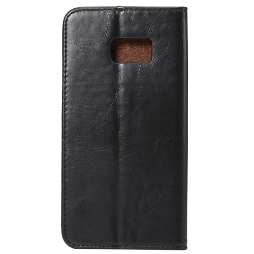 For Galaxy Note 7 / N930 Crazy Horse Texture Magnetic Adsorption Horizontal Flip Leather Case with Card Slot & Holder