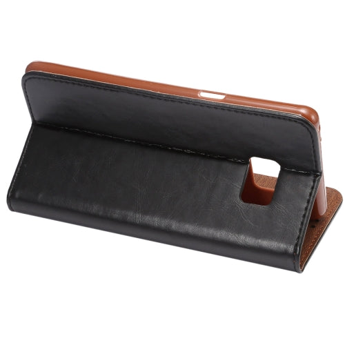 For Galaxy Note 7 / N930 Crazy Horse Texture Magnetic Adsorption Horizontal Flip Leather Case with Card Slot & Holder