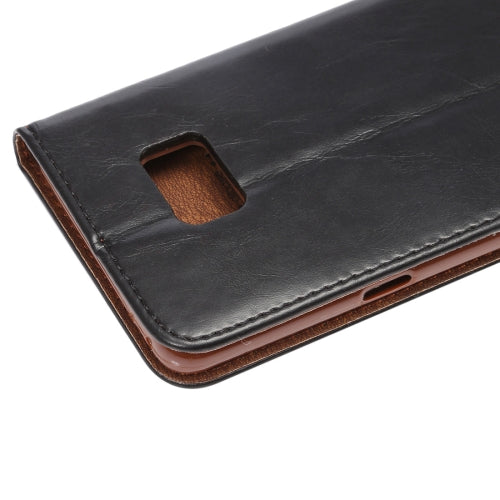 For Galaxy Note 7 / N930 Crazy Horse Texture Magnetic Adsorption Horizontal Flip Leather Case with Card Slot & Holder