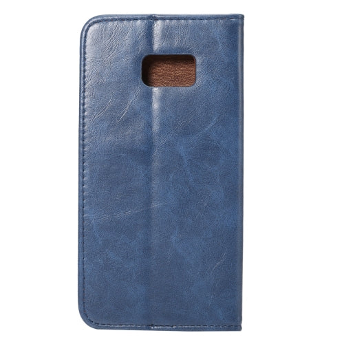 For Galaxy Note 7 / N930 Crazy Horse Texture Magnetic Adsorption Horizontal Flip Leather Case with Card Slot & Holder