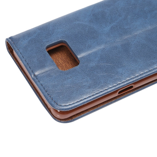 For Galaxy Note 7 / N930 Crazy Horse Texture Magnetic Adsorption Horizontal Flip Leather Case with Card Slot & Holder