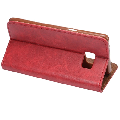 For Galaxy Note 7 / N930 Crazy Horse Texture Magnetic Adsorption Horizontal Flip Leather Case with Card Slot & Holder