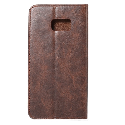 For Galaxy Note 7 / N930 Crazy Horse Texture Magnetic Adsorption Horizontal Flip Leather Case with Card Slot & Holder