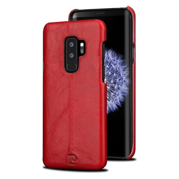 Pierre Cardin PCL-P03 Shockproof PC + Leather Protective Case for Galaxy S9 Plus