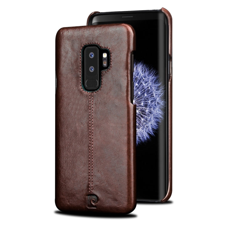 Pierre Cardin PCL-P03 Shockproof PC + Leather Protective Case for Galaxy S9 Plus