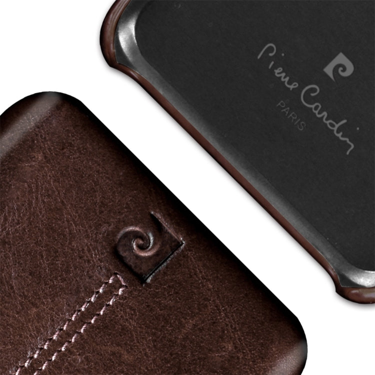 Pierre Cardin PCL-P03 Shockproof PC + Leather Protective Case for Galaxy S9 Plus