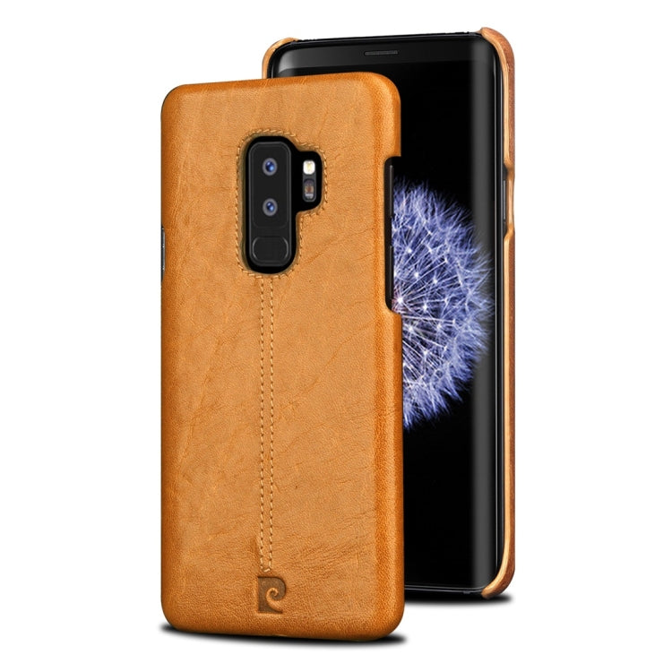 Pierre Cardin PCL-P03 Shockproof PC + Leather Protective Case for Galaxy S9 Plus