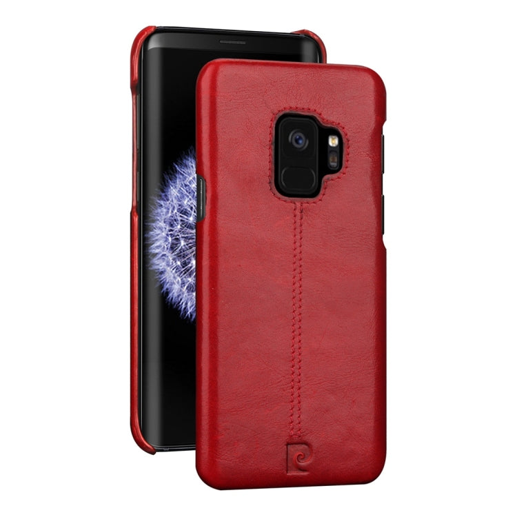 Pierre Cardin PCL-P03 Shockproof PC + Leather Protective Case for Galaxy S9