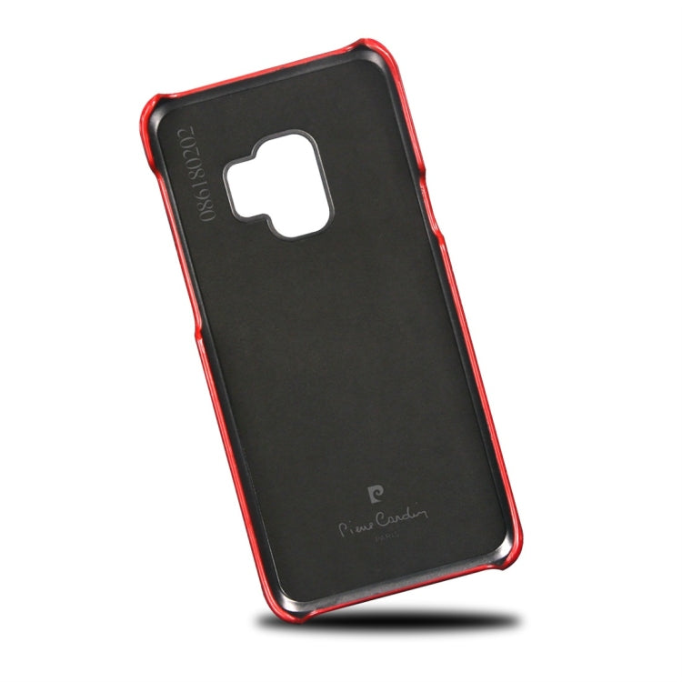 Pierre Cardin PCL-P03 Shockproof PC + Leather Protective Case for Galaxy S9