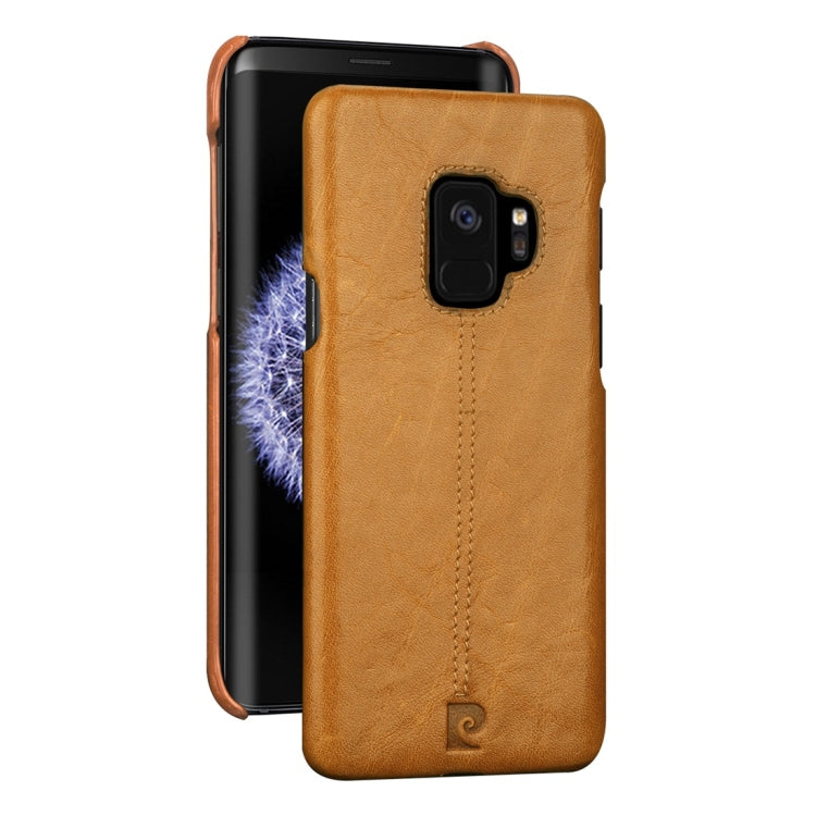 Pierre Cardin PCL-P03 Shockproof PC + Leather Protective Case for Galaxy S9