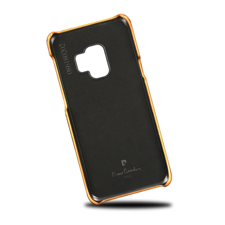 Pierre Cardin PCL-P03 Shockproof PC + Leather Protective Case for Galaxy S9