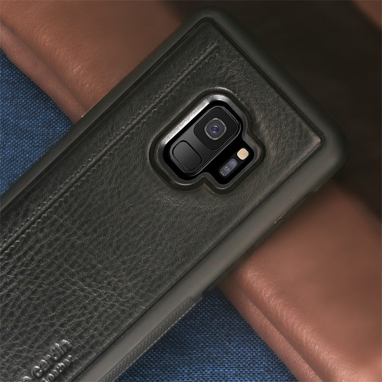 Pierre Cardin PCS-S02 Shockproof TPU + Leather Protective Case for Galaxy S9