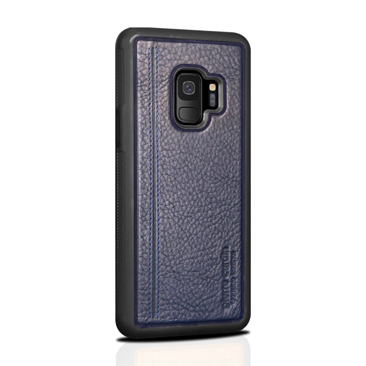 Pierre Cardin PCS-S02 Shockproof TPU + Leather Protective Case for Galaxy S9