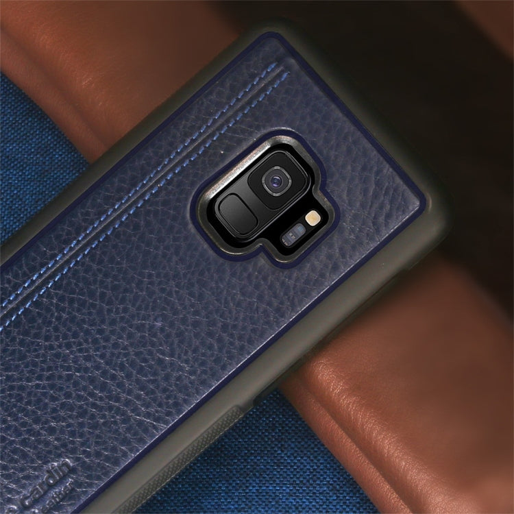Pierre Cardin PCS-S02 Shockproof TPU + Leather Protective Case for Galaxy S9