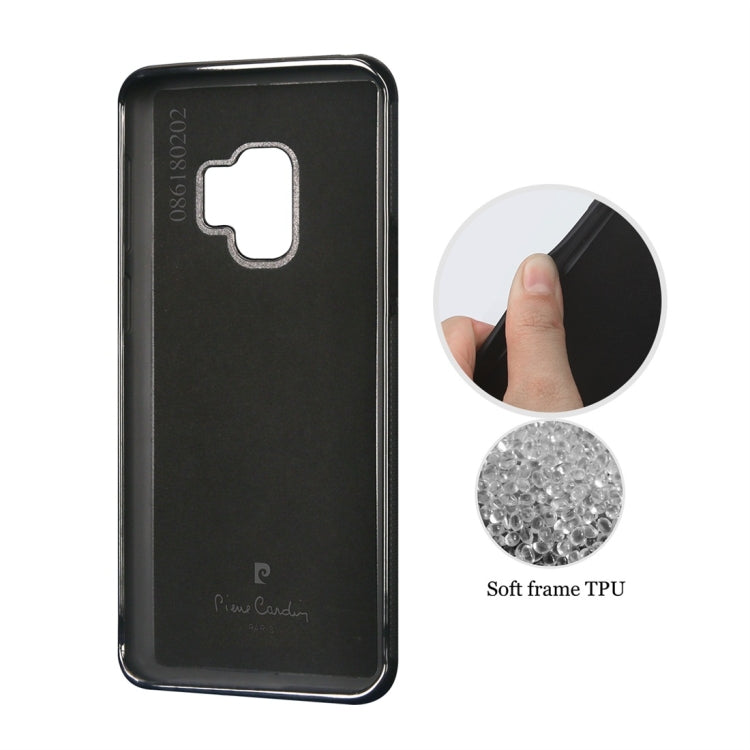 Pierre Cardin PCS-S02 Shockproof TPU + Leather Protective Case for Galaxy S9