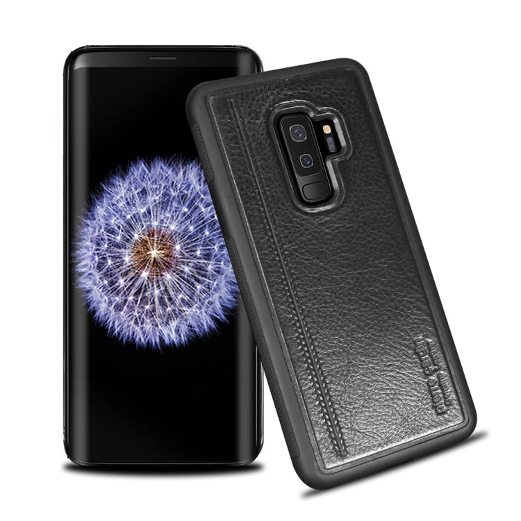 Pierre Cardin PCS-S02 Shockproof TPU + Leather Protective Case for Galaxy S9 Plus