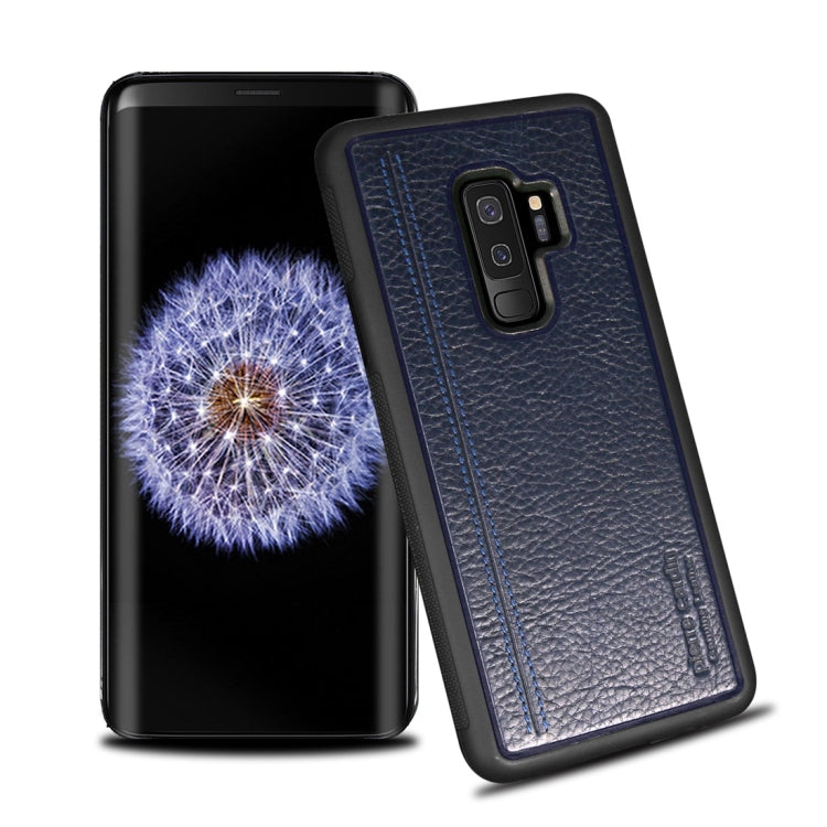 Pierre Cardin PCS-S02 Shockproof TPU + Leather Protective Case for Galaxy S9 Plus