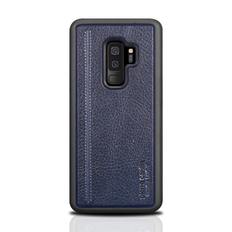 Pierre Cardin PCS-S02 Shockproof TPU + Leather Protective Case for Galaxy S9 Plus