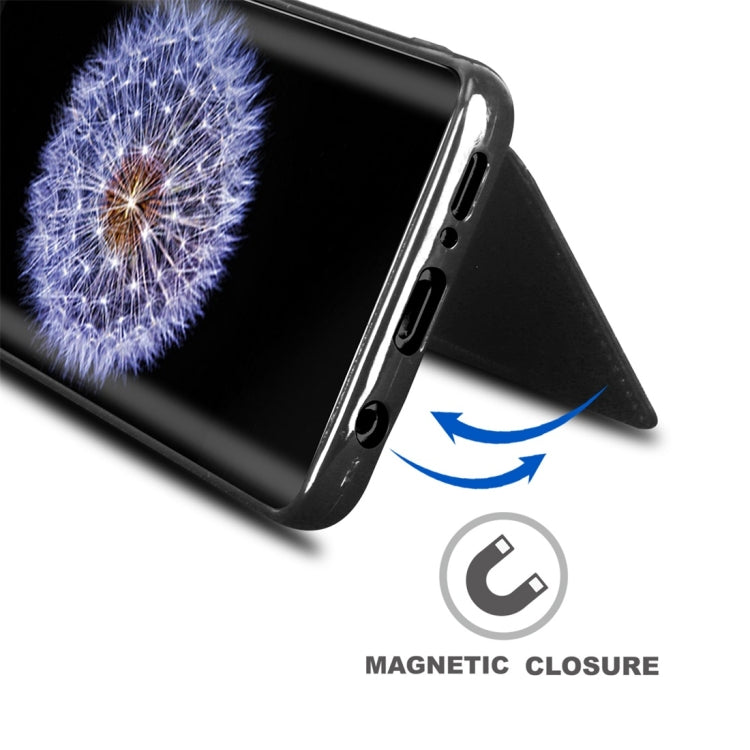 Pierre Cardin PCL-P11 Shockproof TPU + Leather Protective Case for Galaxy S9, with Holder & Card Slot