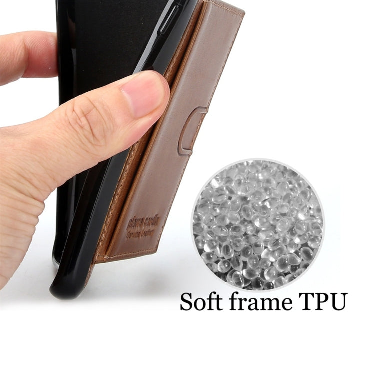 Pierre Cardin PCL-P11 Shockproof TPU + Leather Protective Case for Galaxy S9, with Holder & Card Slot