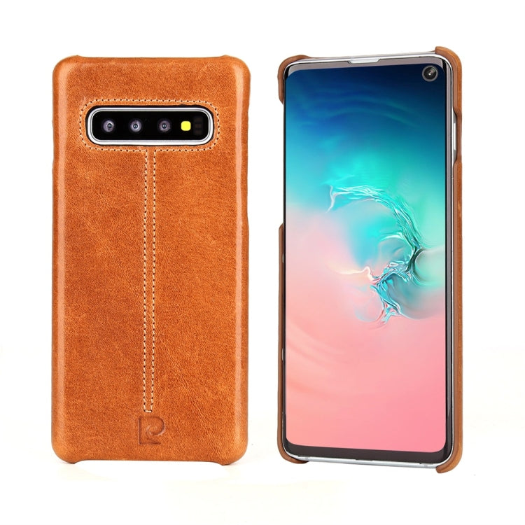 Pierre Cardin PCL-P03 Shockproof PC + Leather Protective Case for Galaxy S10