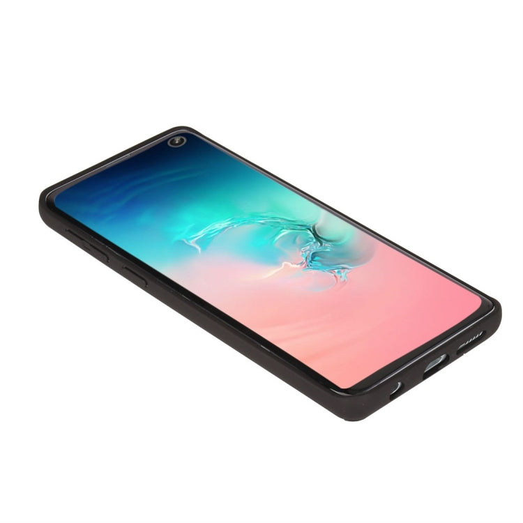 Pierre Cardin PCS-S03 Shockproof TPU + Leather Protective Case for Galaxy S10, with Holder & Card Slot
