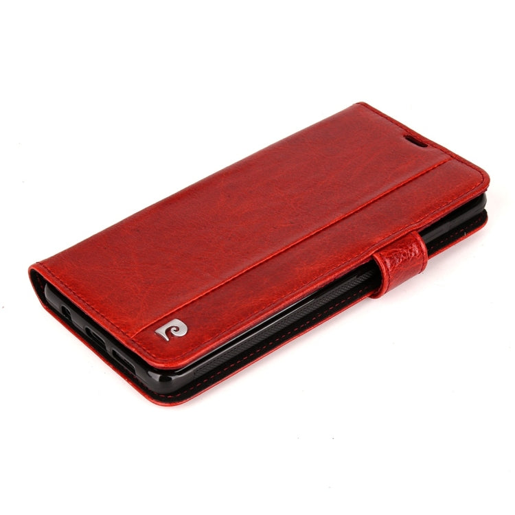 Pierre Cardin PCL-P05 Horizontal Flip Leather Case for Galaxy S10 Plus, with Holder & Card Slot & Wallet